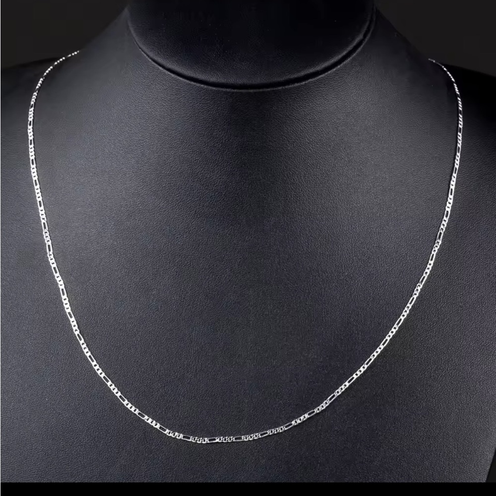 Elegant Silver Chain Necklace choose your size